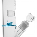 COOKIES FLAME STRAIGHT 13" GLASS WATER PIPE