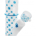 COOKIES V STRAIGHT 14" GLASS WATER PIPE