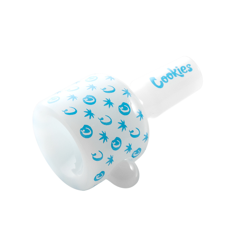 COOKIES V STRAIGHT 14" GLASS WATER PIPE