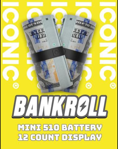 ICONIC BANKROLL 510 BATTERY BOX OF 12