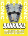 ICONIC BANKROLL 510 BATTERY BOX OF 12