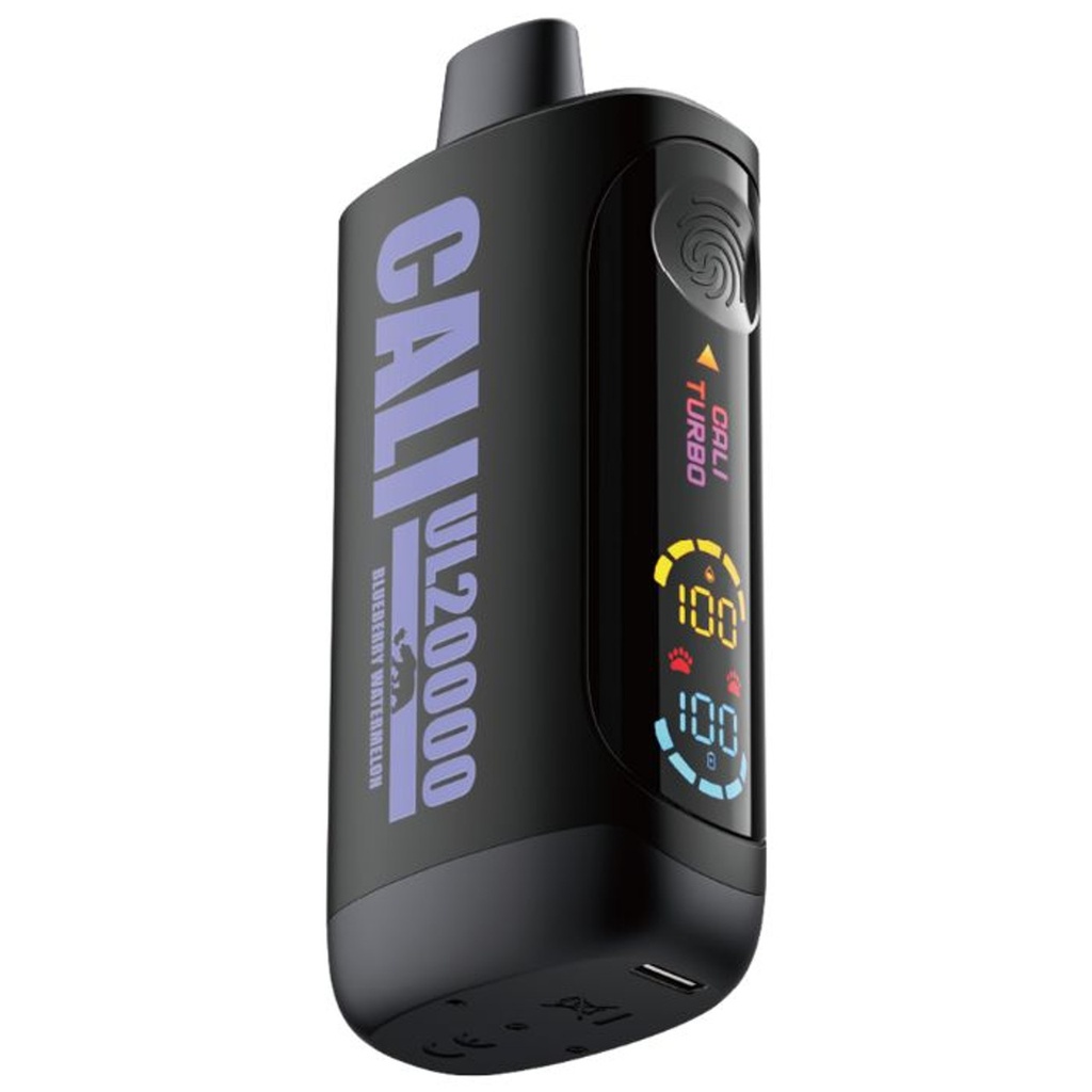 CALI UL20000 BLACK SERIES 5% DISPOSABLE BOX OF 6 (BLUEBERRY WATERMELON)