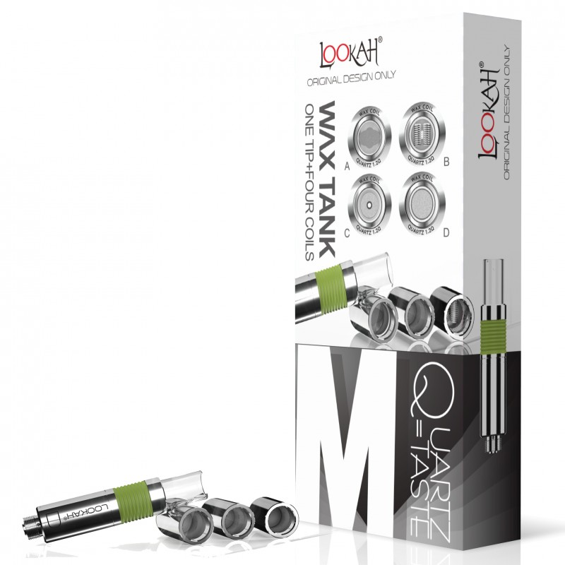 LOOKAH WAX TANK QUARTZ 1.2OHM WAX COIL 4CT