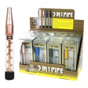 3 IN 1 TWIST PIPE #TO-PI-TGB-3IN1 ASSORTED COLORS