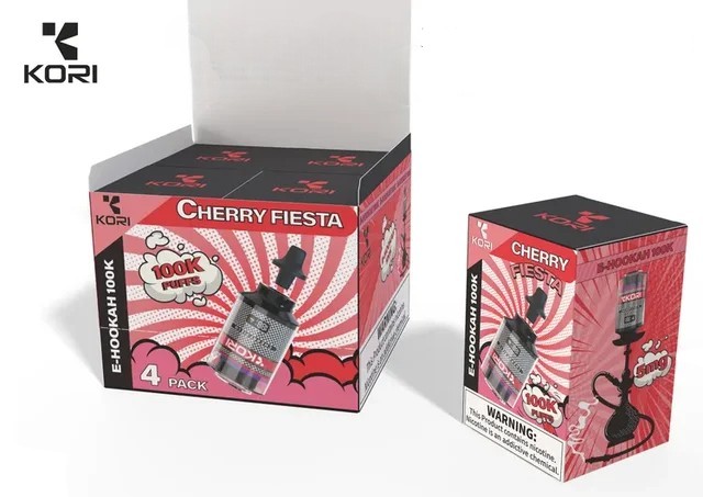 KORI 100K 5% E-HOOKAH HEAD BOX OF 4
