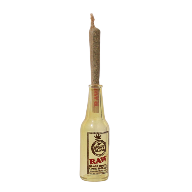 RAW COLOR CHANGING GLASS BOTTLE CONE HOLDER
