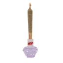 RAW PURPLE GLASS MUSHROOM CONE HOLDER