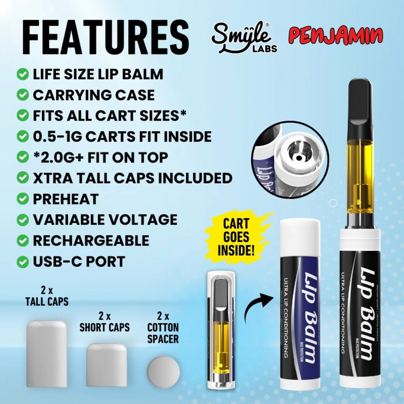 SMYLE LABS PENJAMIN PEMANENT MARKER CARTRIDGE BATTERY