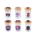 GRATEFUL DEAD X SMOXY GLASS STASH JAR #GD302D BOX OF 6