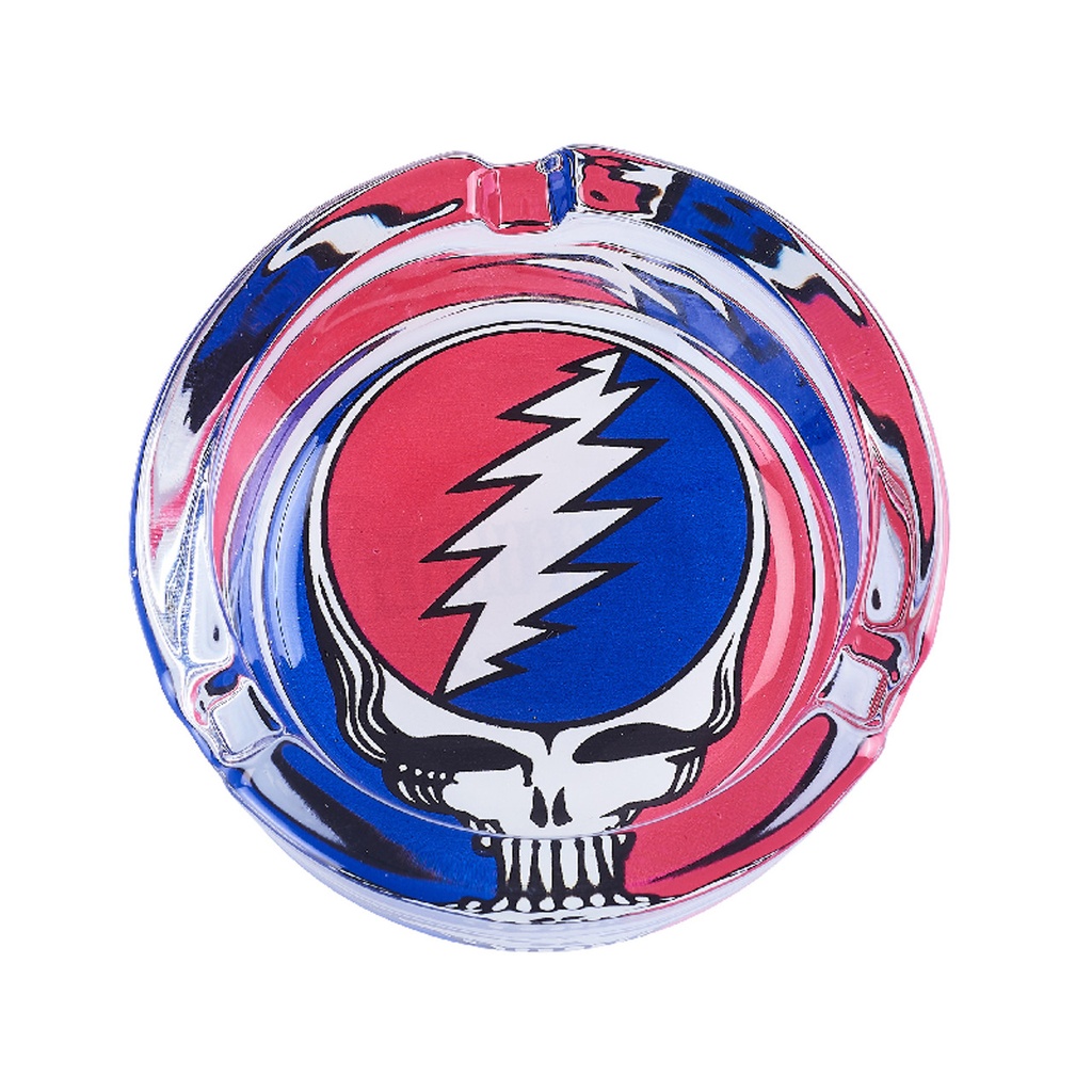 GRATEFUL DEAD X SMOXY GLASS ASHTRAY #GD301D BOX OF 6