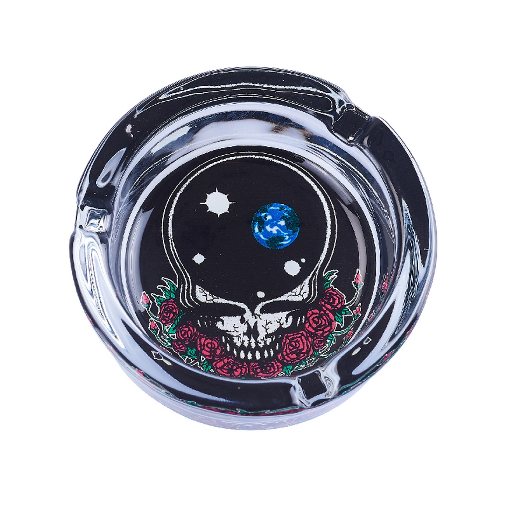 GRATEFUL DEAD X SMOXY GLASS ASHTRAY #GD301D BOX OF 6