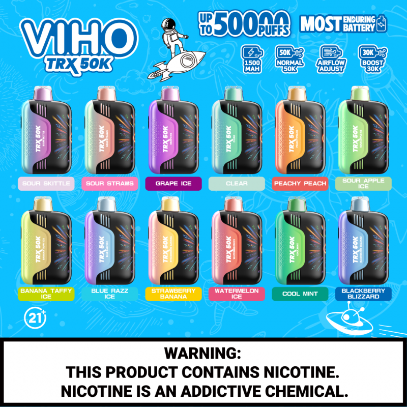 VIHO TRX 50K 5% DISPOSABLE BOX OF 5