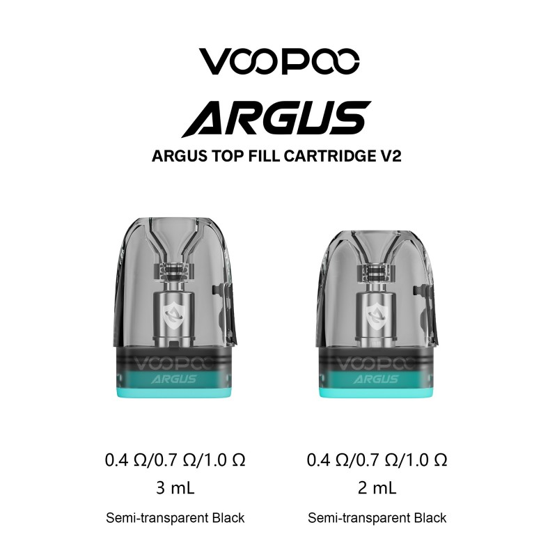 VOOPOO ARGUS TOP FILL CARTRIDGE V2 3ML 3CT