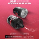 AL FAKHER CROWN BAR CLOUD FORCE MAX 5MG 50000 PUFFS DISPOSABLE E-HOOKAH HEAD