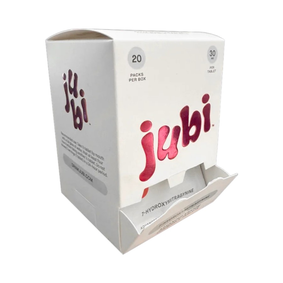 JUBI 30MG 7-HYDROXY ADVANCED KRATOM TABLETS 1CT BOX OF 20