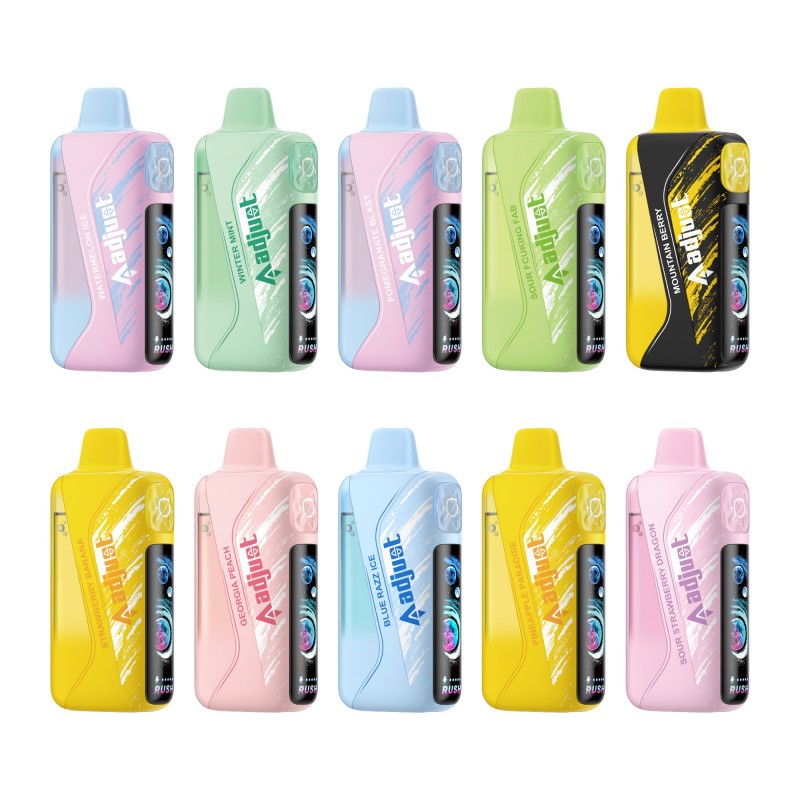 ADJUST MYRUSHER BY LOST MARY 5% DISPOSABLE 40000 PUFFS BOX OF 5