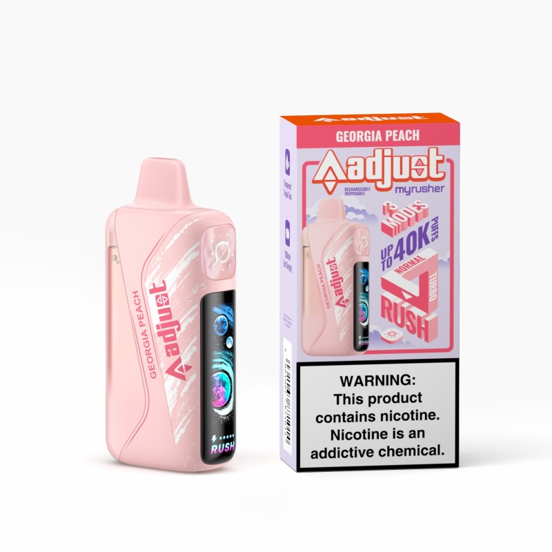 ADJUST MYRUSHER BY LOST MARY 5% DISPOSABLE 40000 PUFFS BOX OF 5