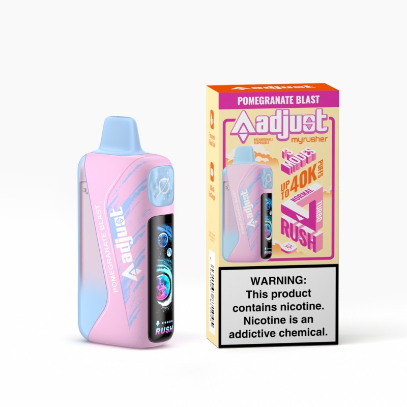 ADJUST MYRUSHER BY LOST MARY 5% DISPOSABLE 40000 PUFFS BOX OF 5