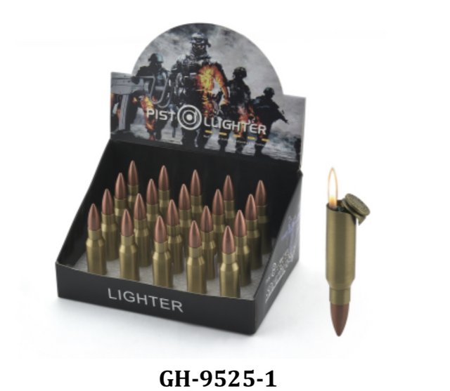 LONG SINGLE BULLET SIDE FLAME GH-9525-1 BOX OF 30