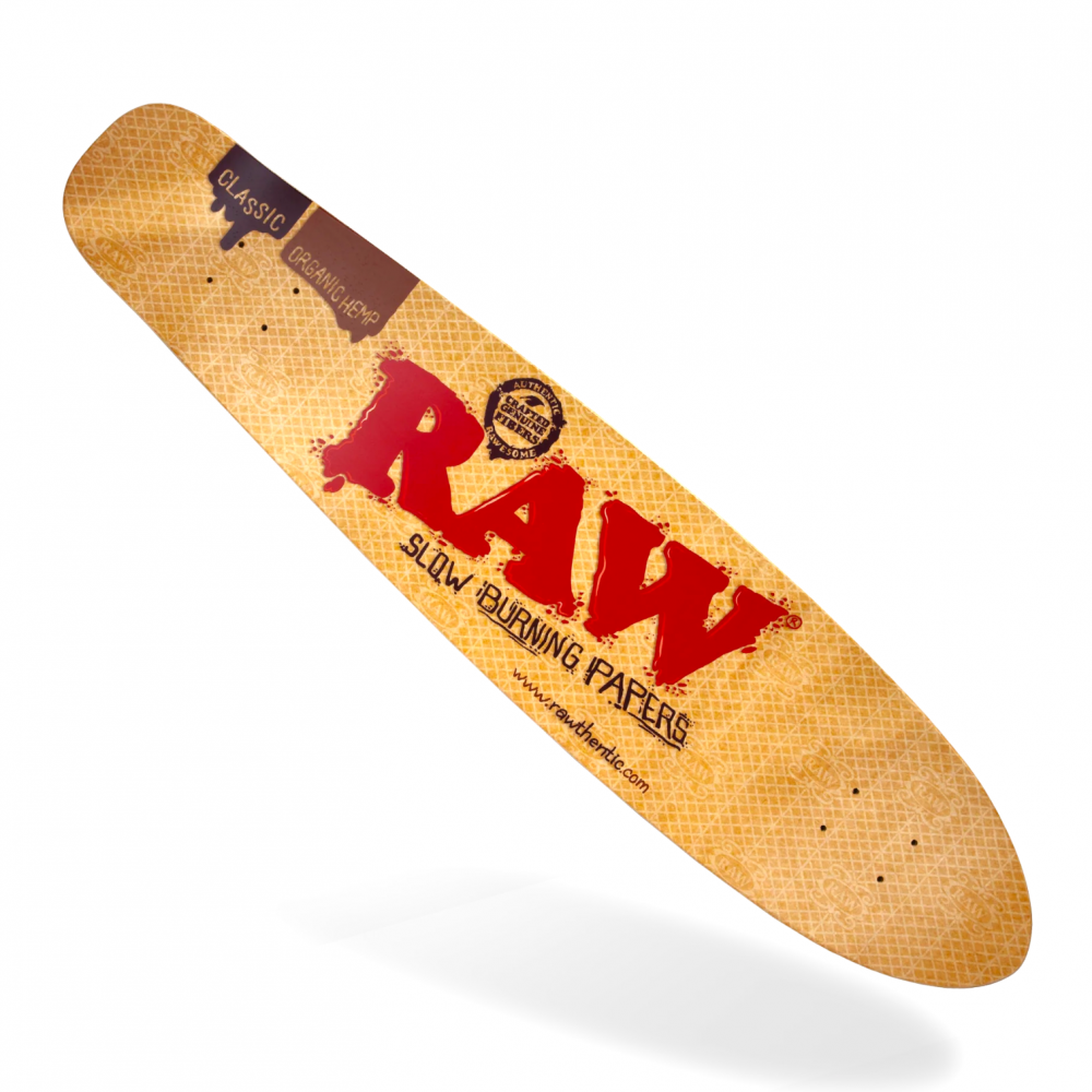 RAW CLASSIC LONG SKATE BOARD DECK