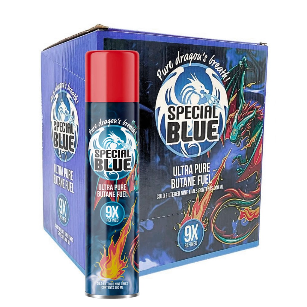 SPECIAL BLUE 9X BUTANE 300ML BOX OF 12