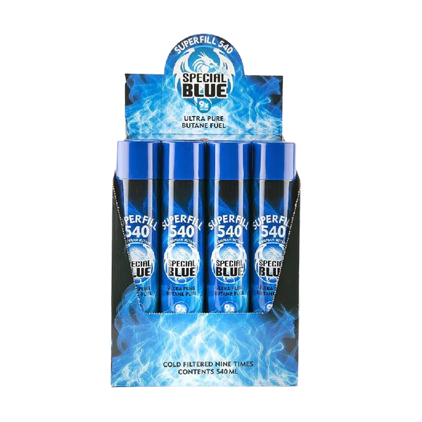 SPECIAL BLUE 9X ULTRA PURE BUTANE 540ML 18OZ BOX OF 12