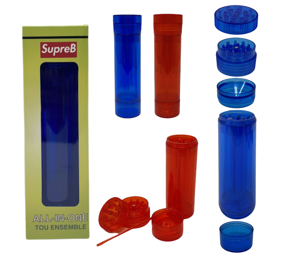 SUPREB ALL IN ONE GRINDER-ROLLING SET ASSORTED COLORS