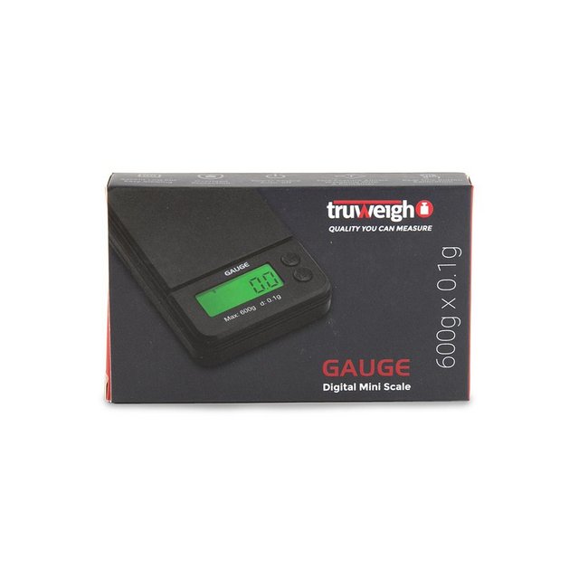 TRUWEIGH GAUGE DIGITAL MINI 600G X 0.1G BLACK