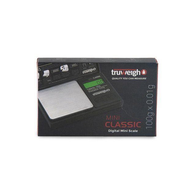 TRUWEIGH MINI CLASSIC SCALE 600G X 0.1G BLACK