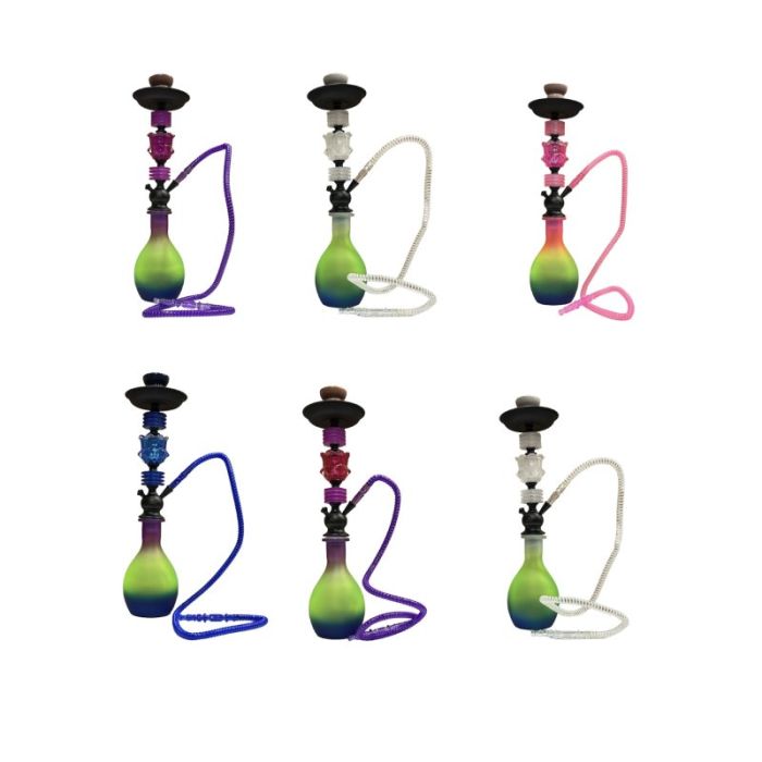 ZEBRA ROBERT 28" 1 HOSE HOOKAH ASSORTED COLORS