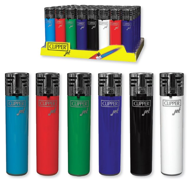 CLIPPER JET FLAME LIGHTERS BOX OF 48