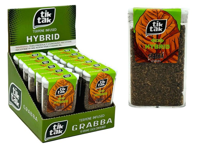 TIK TAK TERPENE INFUSED GRABBA 10GM BOX OF 12