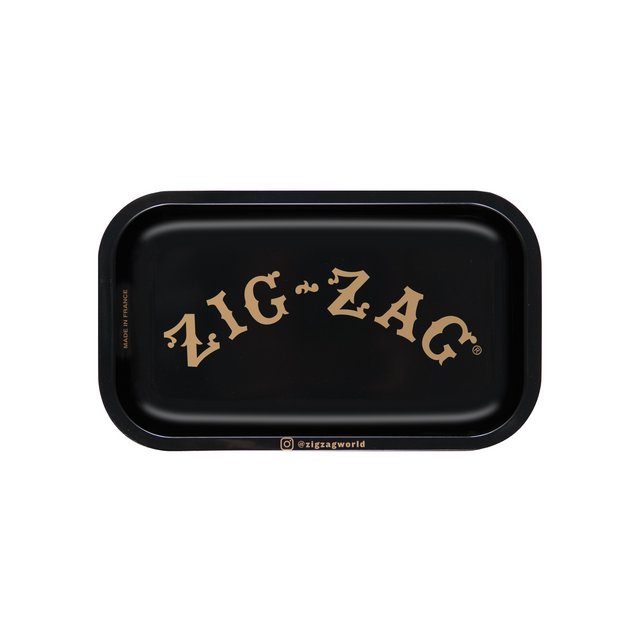 ZIG ZAG METAL ROLLING TRAY MEDIUM