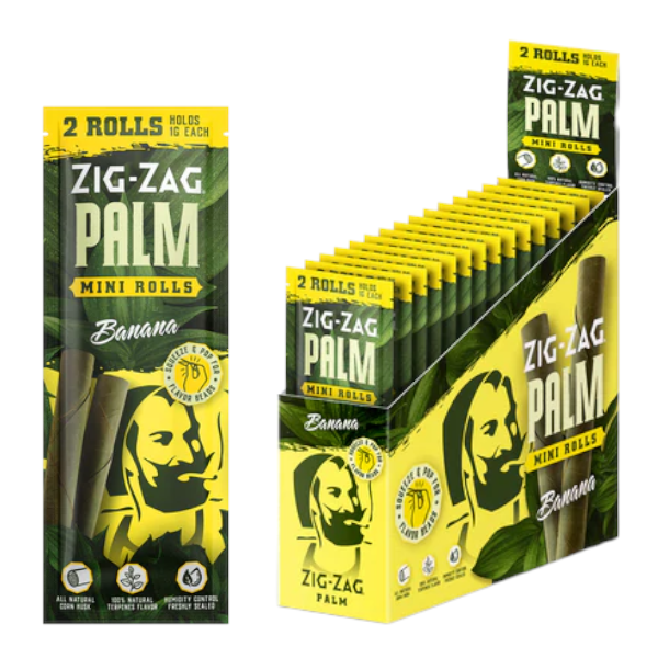 ZIG ZAG PALM MINI ROLLS 2CT BOX OF 15