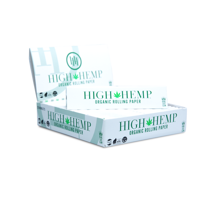 HIGH HEMP ROLLING PAPERS 25 CT