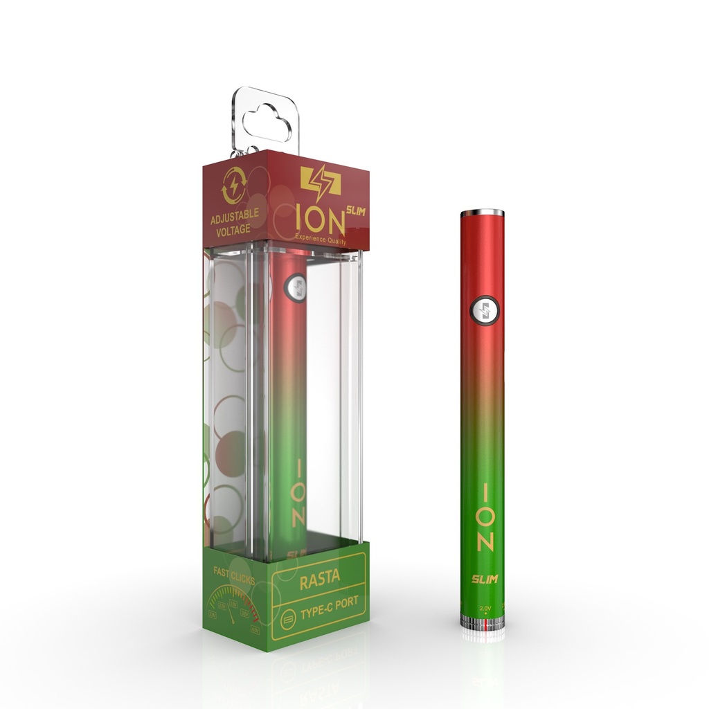 ION SLIM BATTERY 510 THREAD 320MAH ADJUSTABLE VOLTAGE