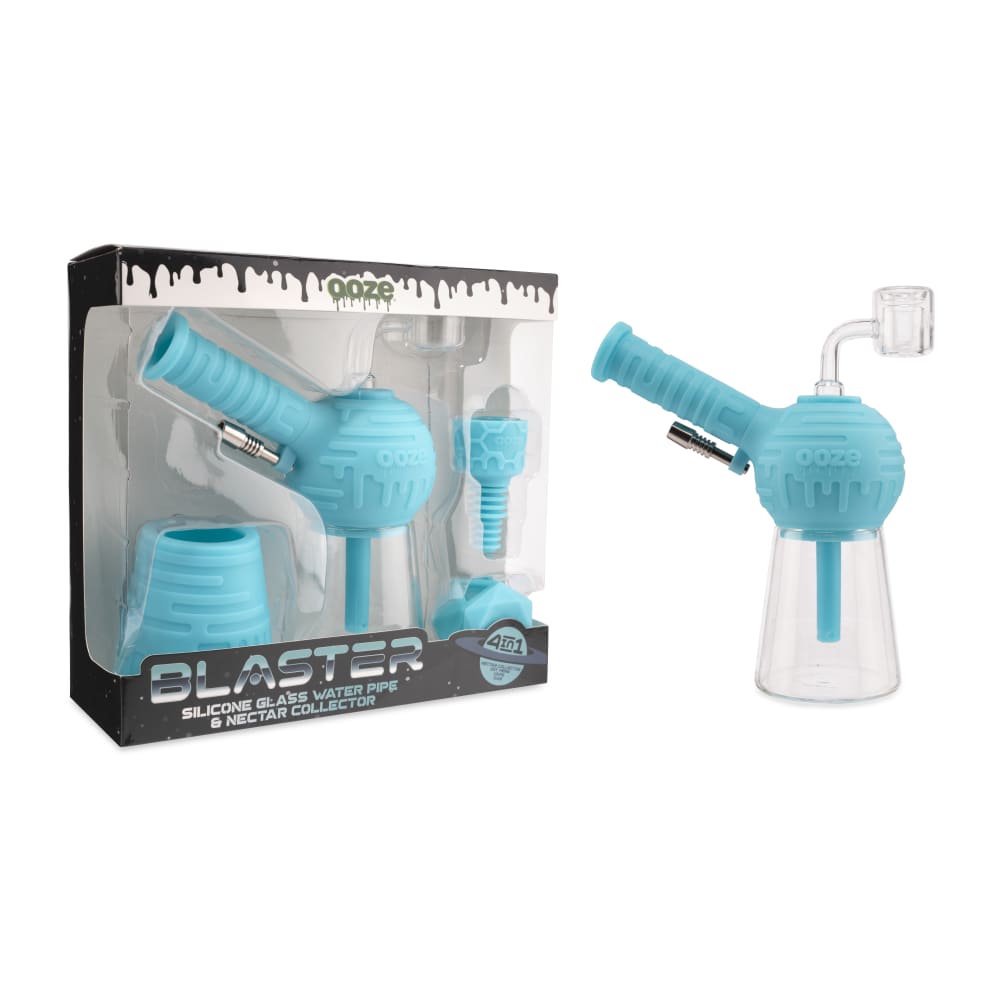 OOZE BLASTER 4 IN 1 SILICONE WATER PIPE & NECTAR COLLECTOR 