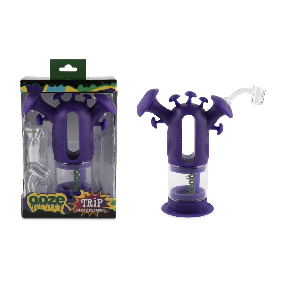 OOZE TRIP SILICONE GLASS WATER PIPE