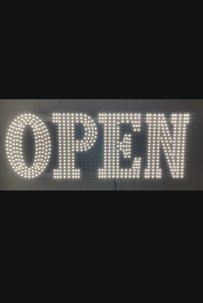 BUSINESS IMAGE SIGN LED (OPEN) DESIGN