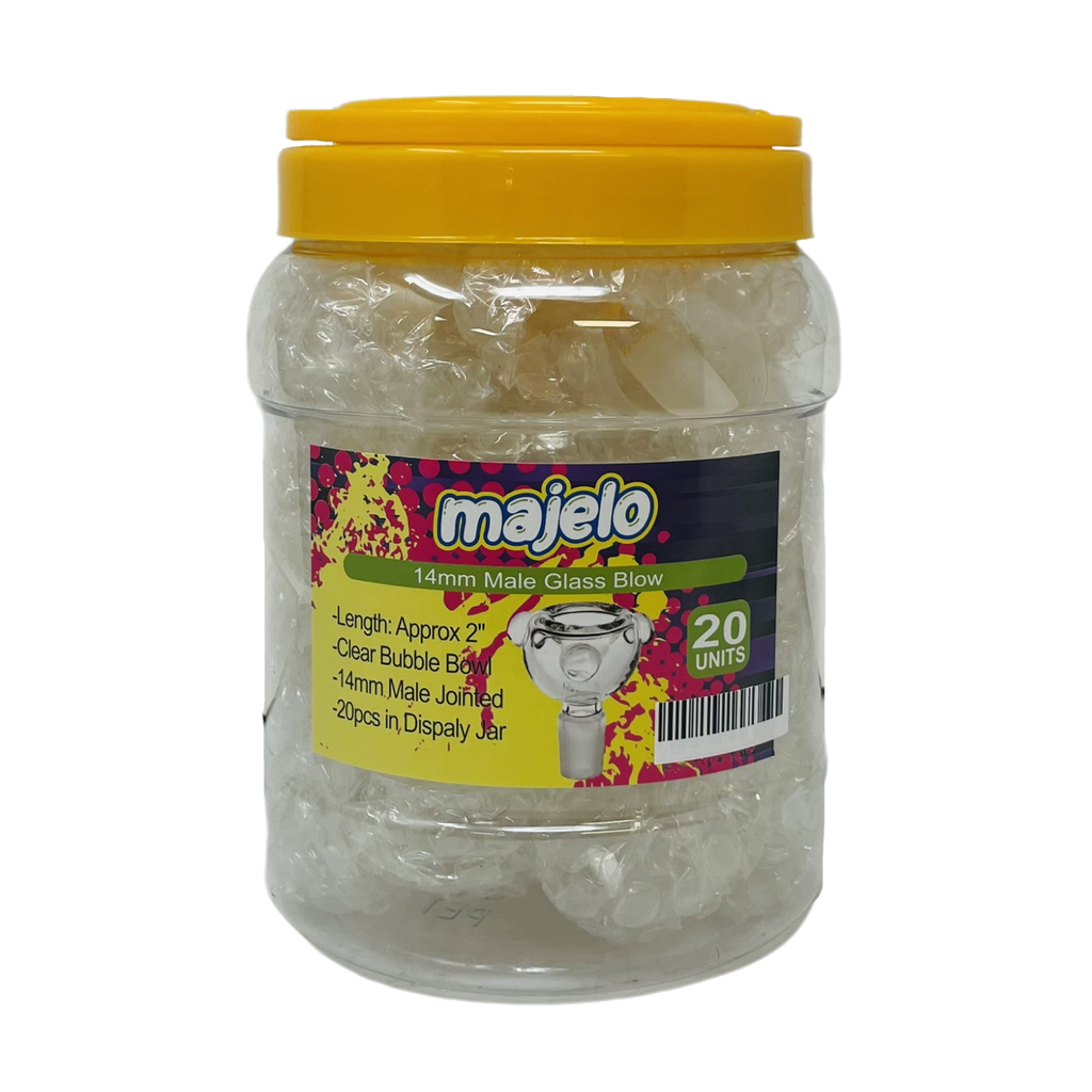 MAJELO GLASS BOWL 20CT JAR