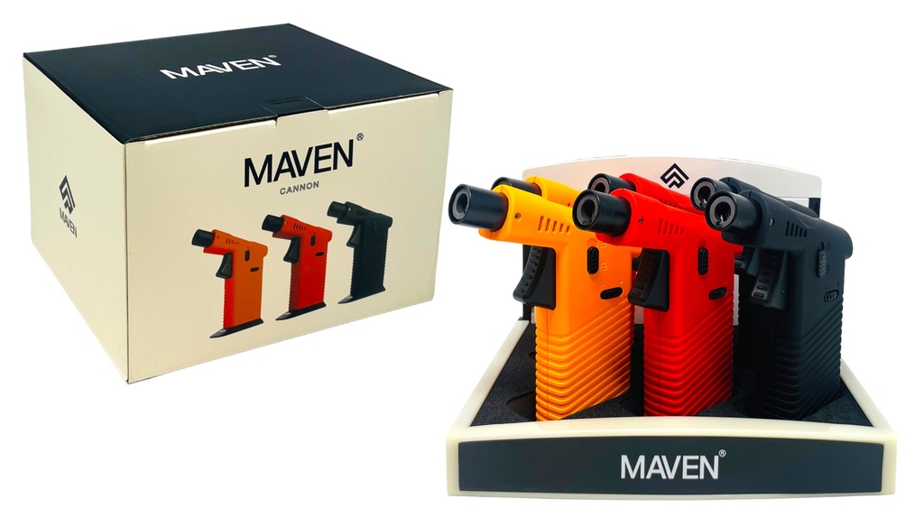 MAVEN CANNON TORCH LIGHTER BOX OF 6