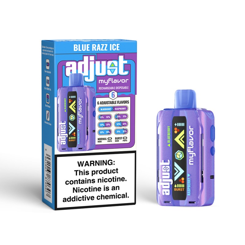 ADJUST MYFLAVOR BY LOST MARY 5% DISPOSABLE 40000 PUFFS BOX OF 5