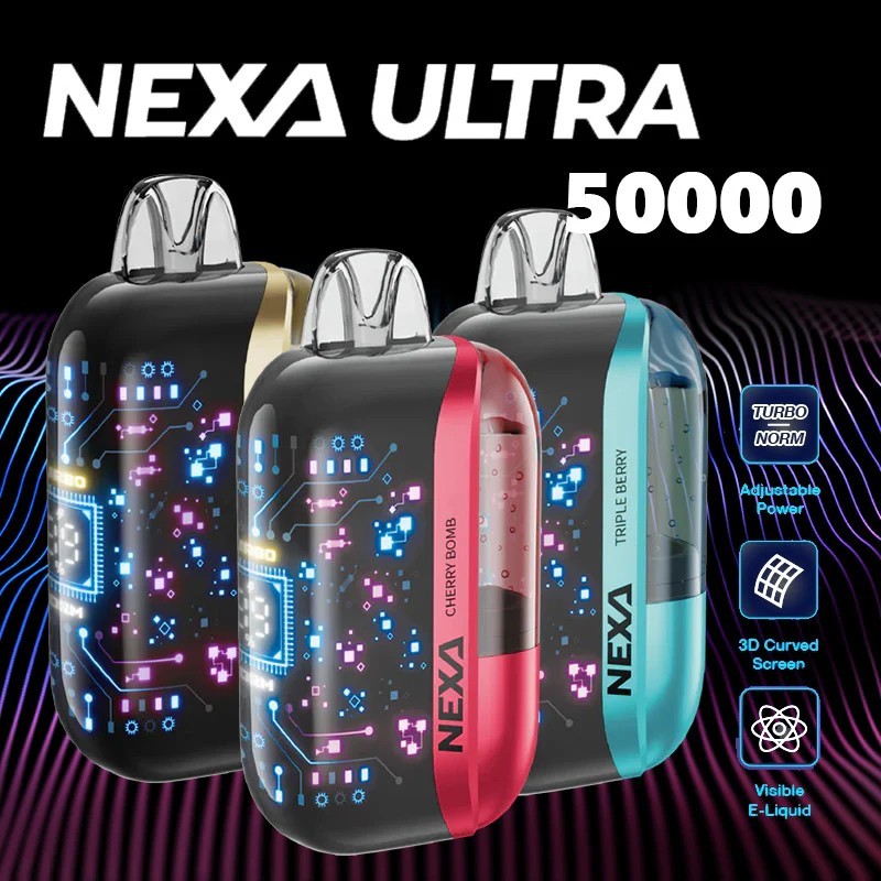 NEXA ULTRA 5% DISPOSABLE 50000 PUFFS BOX OF 5