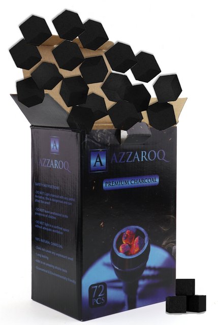 AZZAROQ CUBE COCONUT CHARCOAL 72CT
