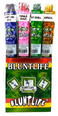 BLUNTLIFE JUMBO INCENSE STICKS 19" 25CT BOX OF 24