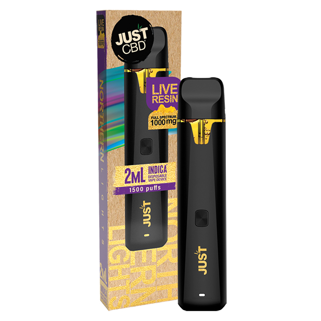 JUST CBD 2ML 1000MG LIVE RESIN DISPOSABLES