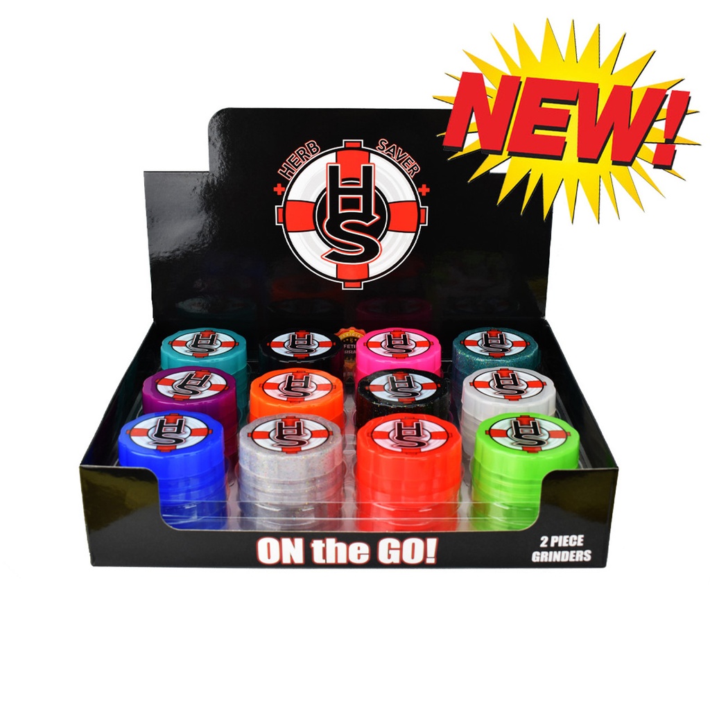 HERBSAVER GRINDER 2 PARTS BOX OF 24