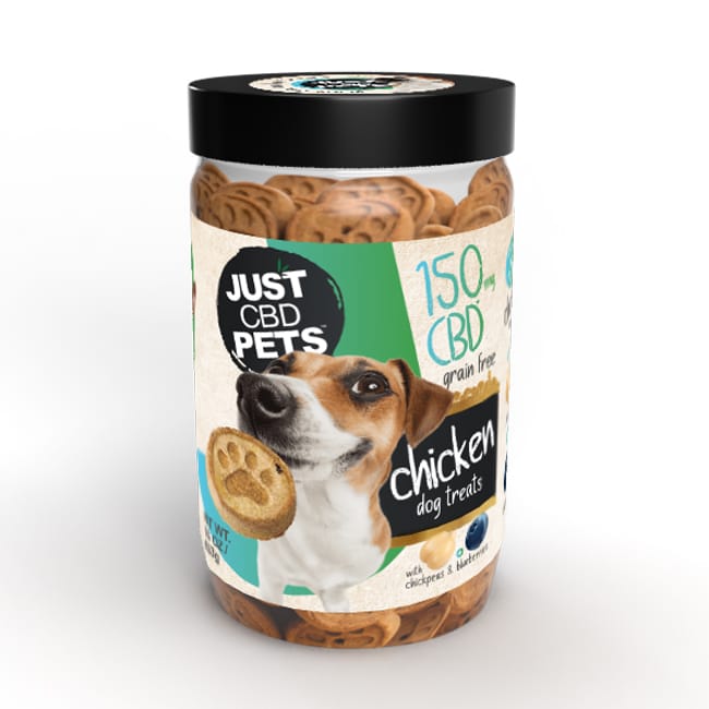 JUST CBD PETS DOG TREATS 150MG