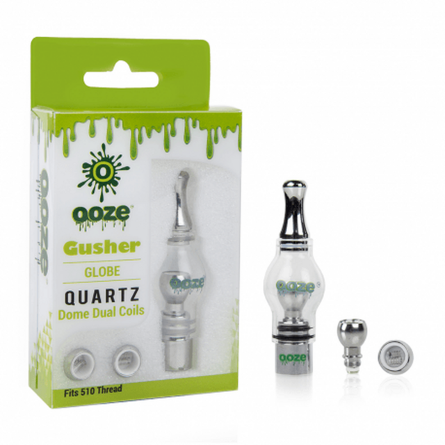 OOZE GUSHER GLOBE QUARTZ DOME DUAL COILS 3CT
