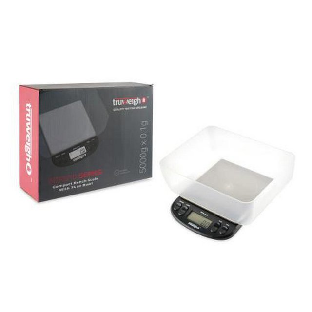 TRUWEIGH INTREPID SERIES COMPACT BENCH SCALE 5000G X 0.1G BLACK